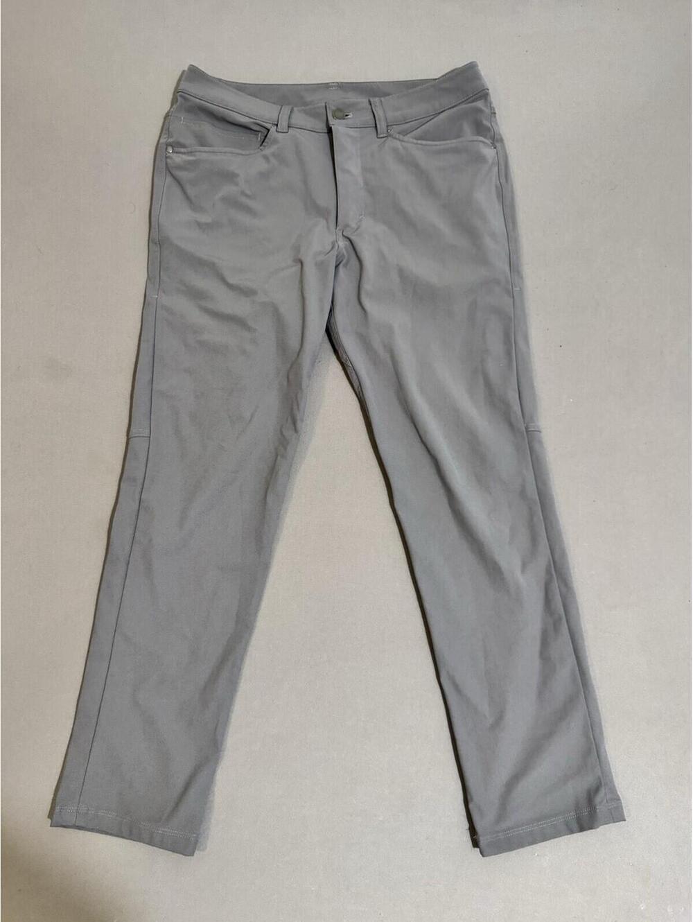 Lululemon Pants Men 30 Gray Slim Fit 5 Pocket Warpstreme Performance Work Career